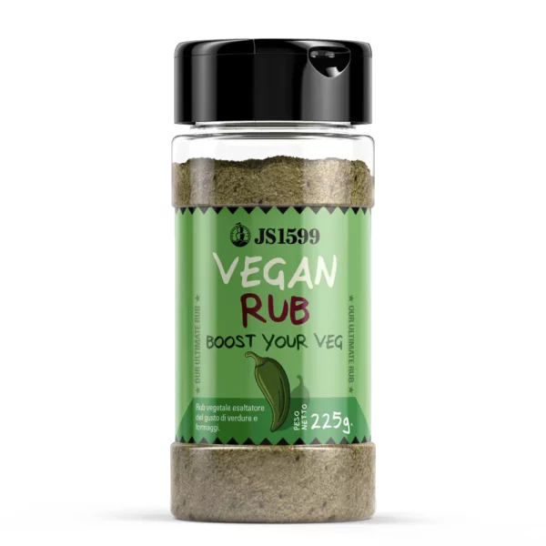 Rub Vegano - miscela di spezie vegetale esaltatore del gusto di verdure e formaggi