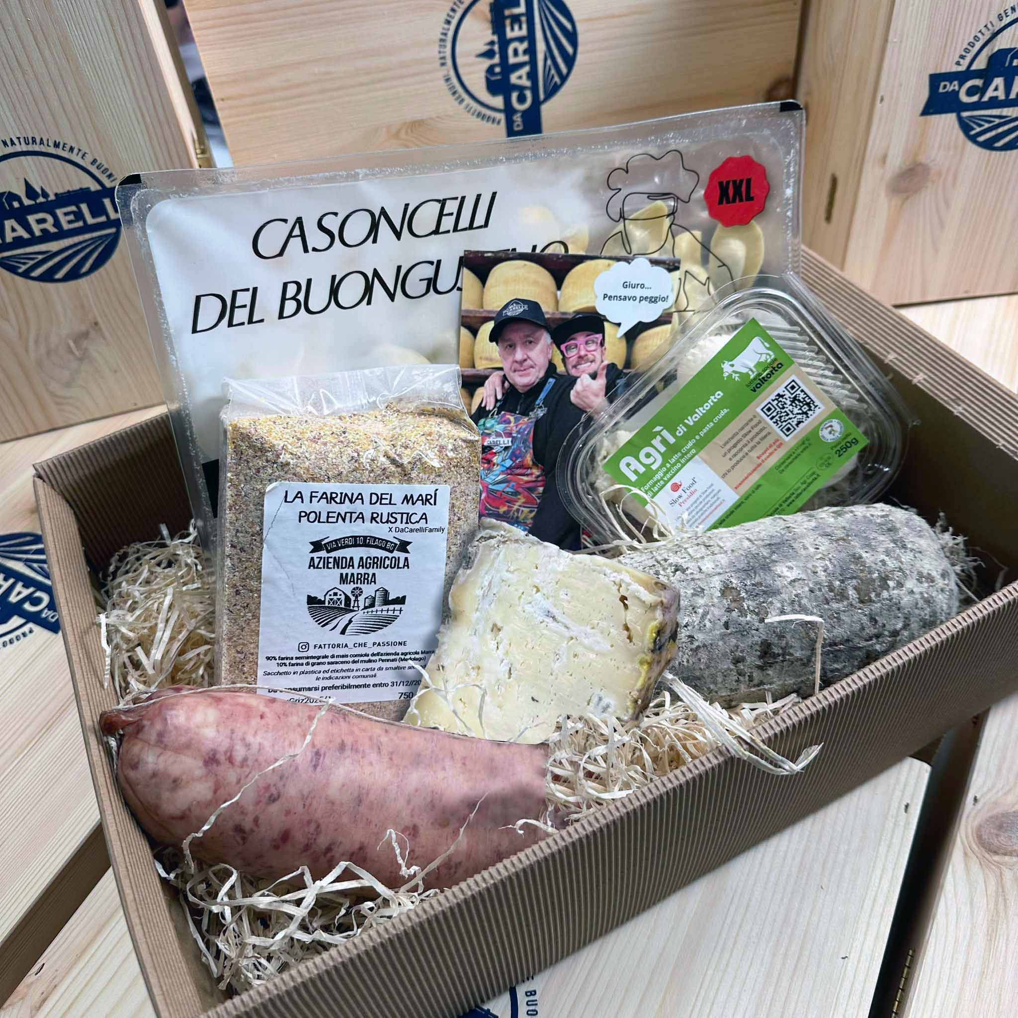 box natale 2025 sognando Bergamo cesto natalizio