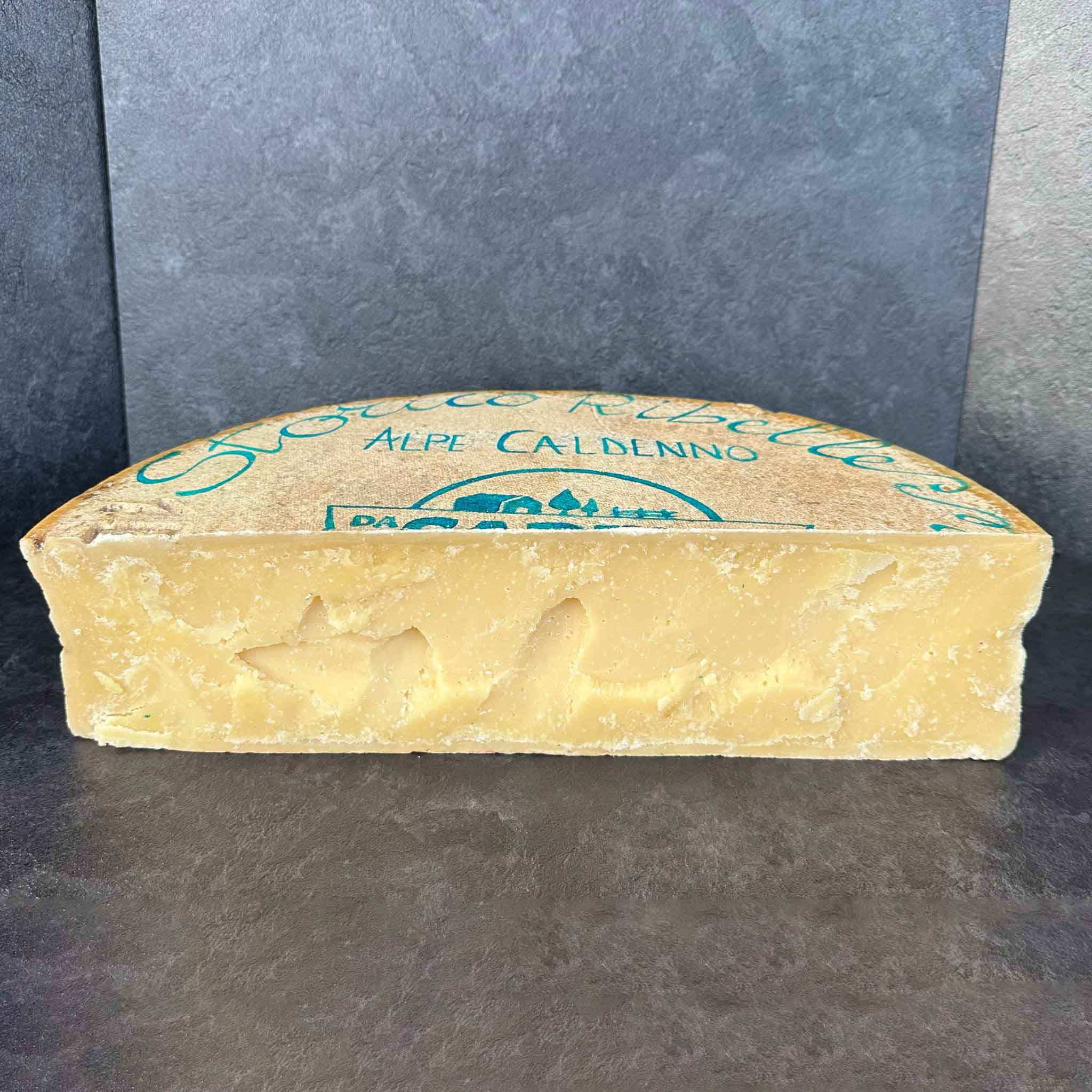 Storico Ribelle Alpe Caldenno – formaggio d’alpeggio a latte crudo