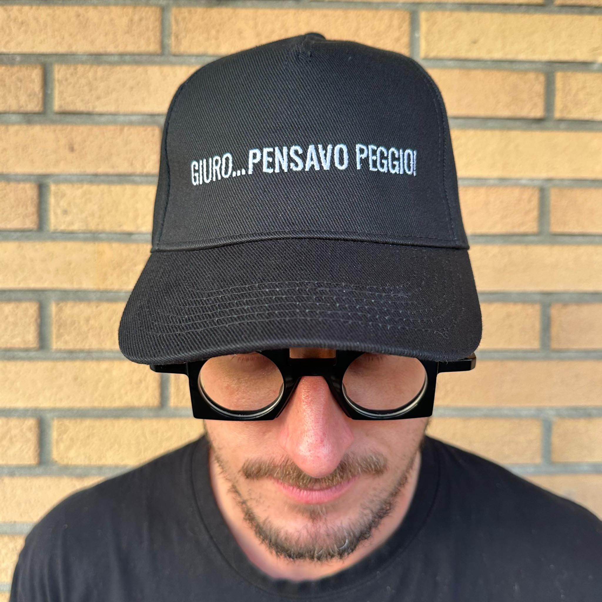 cappellino Da Carelli con visiera curva “Giuro... pensavo peggio!”