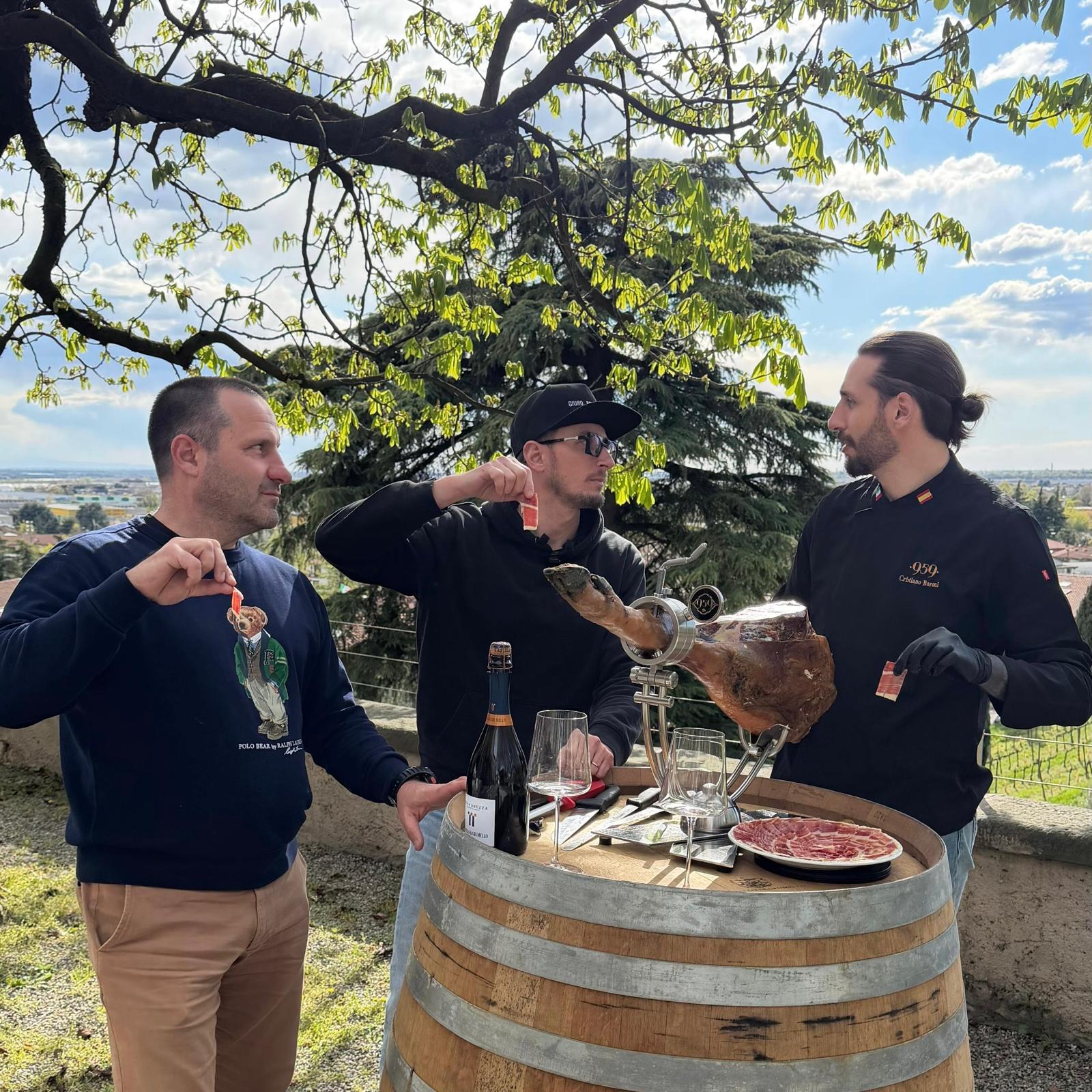 Experience Pata Negra Da Carelli Castello di Grumello evento degustazione iberica